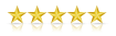 five-star-rating yellow